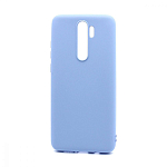 Силиконовый чехол SILICONE CASE New ERA для Xiaomi Redmi Note 8 Pro голубой