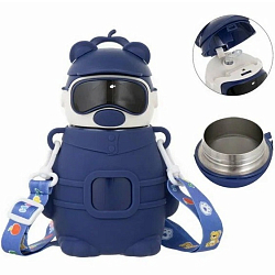 Термос, 480 мл, Детский "Панда", сохраняет тепло до 12 ч  9940744