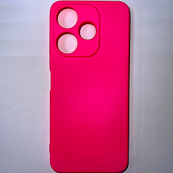 Задняя накладка ZIBELINO Soft Case для Xiaomi Redmi 13 4G (фуксия)