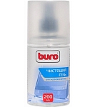 Гель BURO для чистки экранов, мониторов и оптики 200 мл + микрофибра 16*25