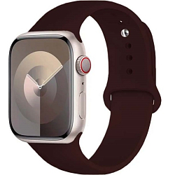 Силиконовый ремешок SPORT BAND 42/44/45/49мм (силикон) 27, темный гранат