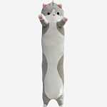 Мягкая игрушка-подушка «Кот», 110 см, цвет серый