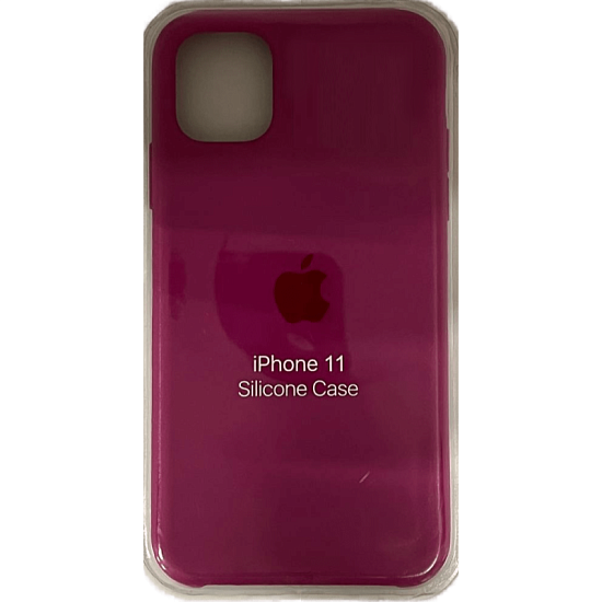 Силиконовый чехол SILICONE CASE для iPhone 11 (микс) (не оригинал)