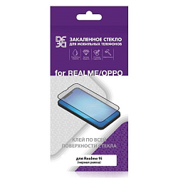 Противоударное стекло DF для Realme 9i DF rmColor-24 black
