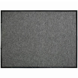 Коврик входной ворсовый влаго-грязезащитный 90х120см, толщина 7мм, серый, VORTEX