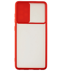 Задняя накладка Zibelino Cover Slide для Samsung Galaxy A52 красный