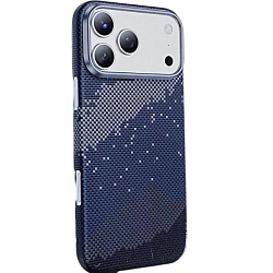 Задняя накладка KEEPHONE KEVILAR SEANOVA MAGSAFE CASE для iPhone 17 PRO MAX (STARRY BLUE)