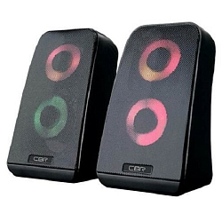 Колонки 2.0 CBR CMS 512L черный (2х3Вт)