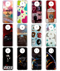 Силиконовый чехол NONAME для Xiaomi Redmi Note 9T с рисунками (МИКС)