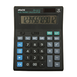 Калькулятор ATTACHE Economy 12 разр., чёрный