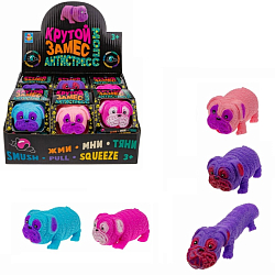 Игрушка-антистресс «Супер Мопс», 8,5 см, 4 цвета