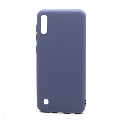 Силиконовый чехол SILICONE CASE New ERA для Samsung Galaxy A10 серый