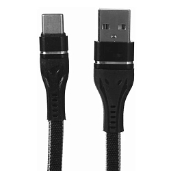Кабель USB <--> Type-C  1.0м EARLDOM EC-084C черный