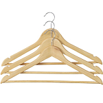 Плечики - вешалки для одежды LaDо́m Bois, 44,5×1,2×23 см, 3 шт, с перекладиной 9348087