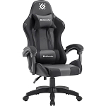 Кресло игровое DEFENDER Okas Черный/серый