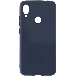 Задняя накладка ZIBELINO Soft Matte для Xiaomi Redmi Note 7/7 Pro (синий) с микрофиброй