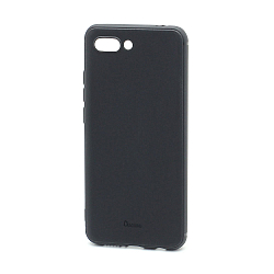 Силиконовый чехол OU Lovely Fruit для Huawei Honor 10 чёрный, матовый