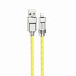 Кабель USB <--> Lightning  1.0м HOCO U113 золотой