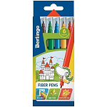 Фломастеры "Замки" 06цв., блистер Berlingo арт.WP00206