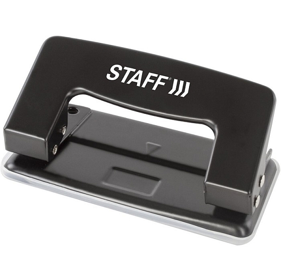 Дырокол STAFF EVERYDAY, до 10 листов черный, 224647