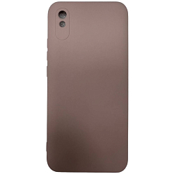 Задняя накладка SILICONE COVER для Xiaomi Redmi 9A пудровый