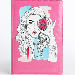 Обложка для паспорта, цвет розовый 9305800