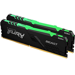 Оперативная память DDR4 16Gb KINGSTON FURY Beast RGB 3200MHz CL16 DIMM EAN: 740617319378