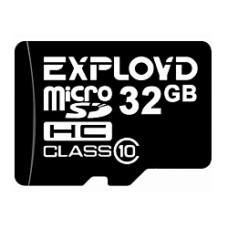 Micro SD 32Gb Exployd Class 10 без адаптера