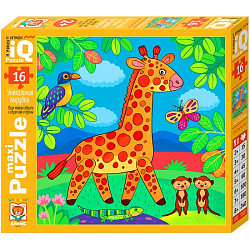 Пазл IQ МАКСИ 16 эл. Жирафик Тоша  2+