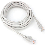 Патч-корд  3.0м CABLEXPERT PP31-3M LSZH UTP, кат.5e, серый, литой, многожильный