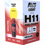 Лампа галогенная AVS Vegas H11.12V.55W.1шт.