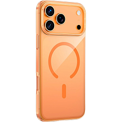 Задняя накладка KEEPHONE X-CRYSTAL ULTRA SLIM MAGSAFE CASE для iPhone 18 PRO / 17 PRO, ORANGE