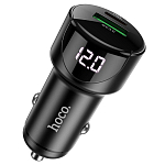 Авто ЗУ 1USB/1Type-C HOCO Z42, серый
