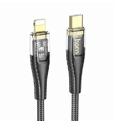 Кабель Lightning <--> Type-C  1.2м HOCO U121 Discovery edition, чёрный
