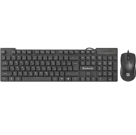 Клавиатура+мышь DEFENDER York C-777 RU черный