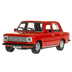 Машинка металлическая «ВАЗ-2101», ретро - модель «Копейка» 12 см, красный
