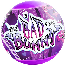Игрушка - сюрприз в шаре Bad bunny, фигурка, наклейки 10365432