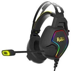 Наушники SMARTBUY RUSH AMBITION (SBHG-6300) черные/желтые