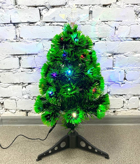 Ёлка с подсветкой светодиодная зеленая 45 см (Уценка)