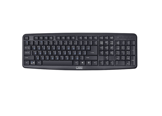 Клавиатура CBR KB 109 черная, USB
