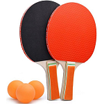 Набор для настольного тенниса (2 ракетки, 3 мяча) в сумке 433660