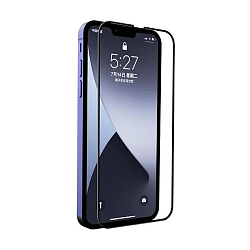 Противоударное стекло 3D NONAME для iPhone 13/13 Pro, матовое,чёрное
