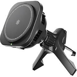 Автомобильный держатель OLMIO ICE Cool, 15W QI