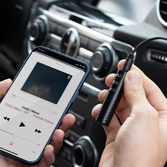 Адаптер-Bluetooth DEPPA, черный, BT 5.0 (44171)