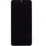 Дисплей для Samsung A315F Galaxy A31 в рамке + тачскрин (черный) (OLED)