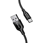 Кабель USB <--> Type-C  1.0м MIVO MX-48T черный