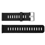 Силиконовый ремешок NONAME 22mm для Amazfit GTR 42mm, Bip, Haylou LS01, LS02, черный