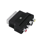 Переходник SCART <-- > 3RCA NINGBO JSP005 черный