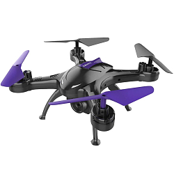 Квадрокоптер Hiper HQC-0003 Falcon X FPV Wi-Fi ПДУ черный/фиолетовый