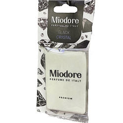 Ароматизатор MIODORE - BLACK CRYSTAL (подвесной картонный)